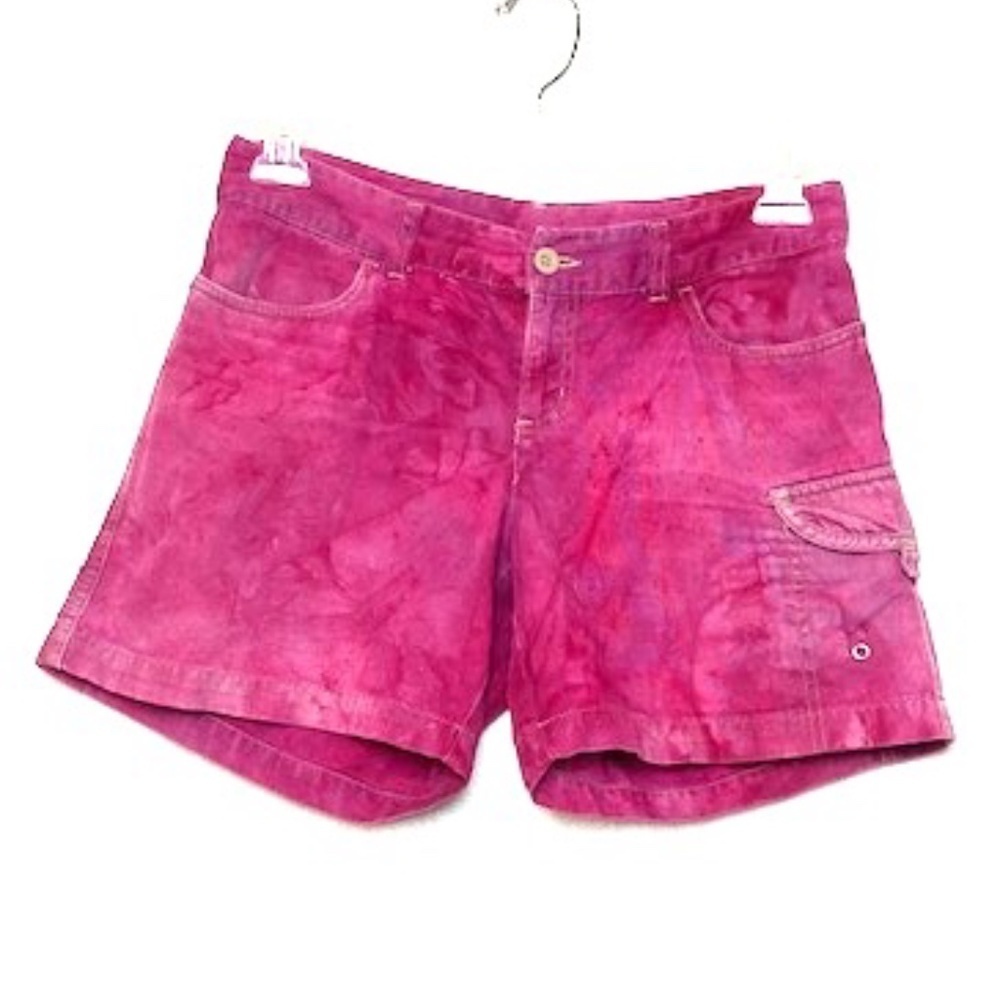 THE NORTH FACE Pink Splatter Wash Cargo Shorts 4